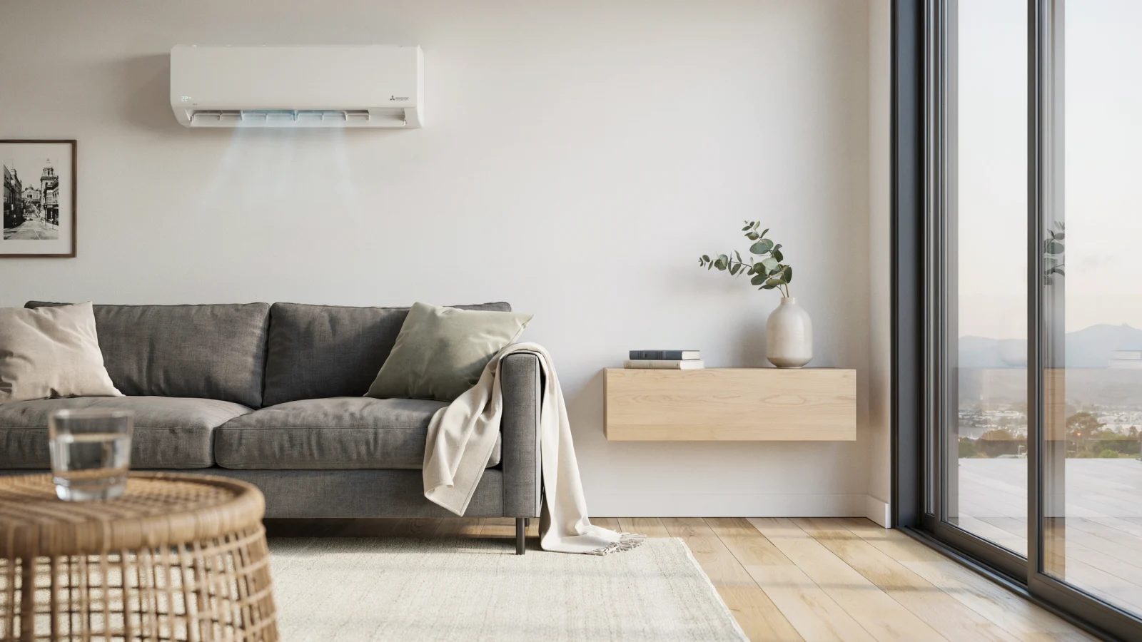 Heat pump installation in a modern Christchurch home